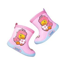 New  girl’s spring waterproof rain boots size 13 age 6 +/-
